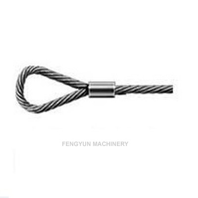 One Side Hard Thimble/Soft Eye Steel Wire Rope Sling