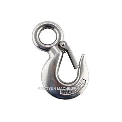 Hoist Cargo Hook with Latch S320 Stainless Steel