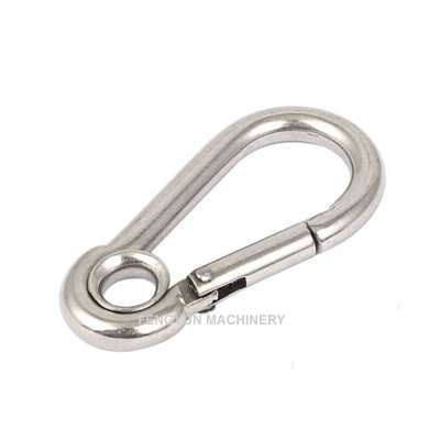 Stainless Steel Snap Hook with Eyelet DIN5299